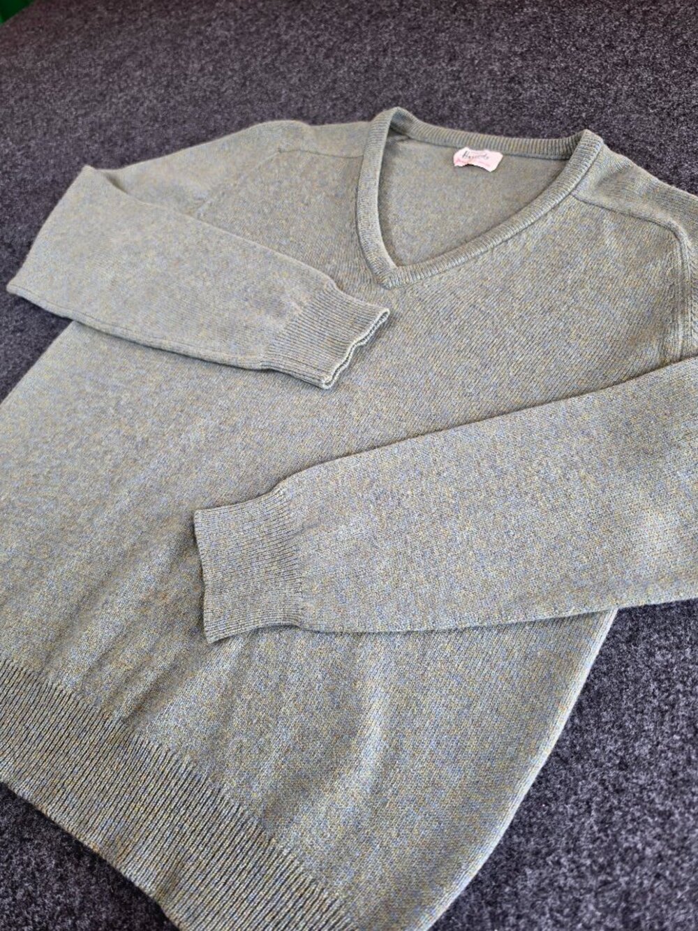 Pringle of Scotland Harrods Men's 40 Lambswool V Neck Sweater Vintage Scotland